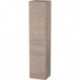 Armoire X-LARGE 358x400x1760mm ouverture droite chêne cachemire