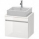 Meuble bas console DURASTYLE 512x600x478mm blanc mat