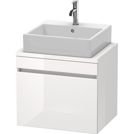 Meuble bas console DURASTYLE 512x600x478mm blanc brillant