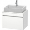 Meuble bas console DURASTYLE 512x700x478mm blanc mat
