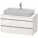 Meuble bas console DURASTYLE 512x1000x478mm blanc mat