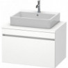 Meuble bas console DURASTYLE 512x800x548mm blanc mat