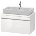 Meuble bas console DURASTYLE 512x900x548mm blanc mat