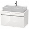 Meuble bas console DURASTYLE 512x900x548mm blanc mat