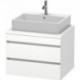 Meuble bas console DURASTYLE 512x700x548mm blanc mat