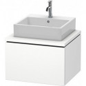 Meuble bas console L-CUBE 400x620x547mm blanc mat
