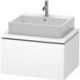 Meuble bas console L-CUBE 400x720x547mm blanc mat