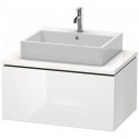 Meuble bas console L-CUBE 400x820x547mm blanc mat