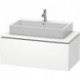 Meuble bas console L-CUBE 400x1020x547mm blanc mat