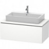 Meuble bas console L-CUBE 400x1020x547mm blanc mat