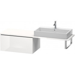 Meuble bas console L-CUBE 400x820x547mm blanc mat