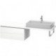 Meuble bas console L-CUBE 400x820x547mm blanc mat