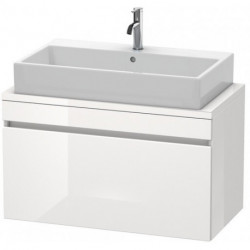 Meuble bas console DURASTYLE 512x900x478mm graphit matt/blanc mat