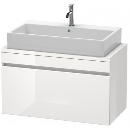 Meuble bas console DURASTYLE 512x900x478mm blanciss matt/basalt mat