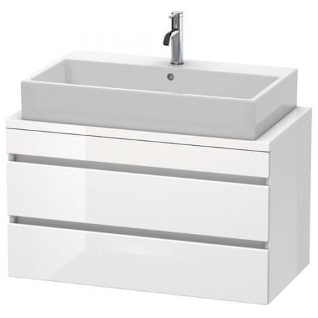 Meuble bas console DURASTYLE 512x900x478mm blanciss matt/basalt mat