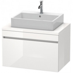 Meuble bas console DURASTYLE 512x800x548mm graphit matt/blanc mat