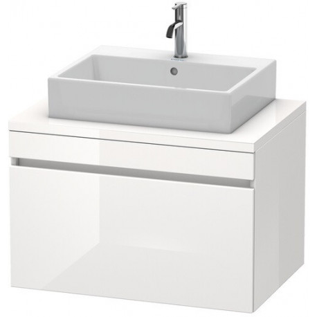 Meuble bas console DURASTYLE 512x800x548mm blanciss matt/basalt mat