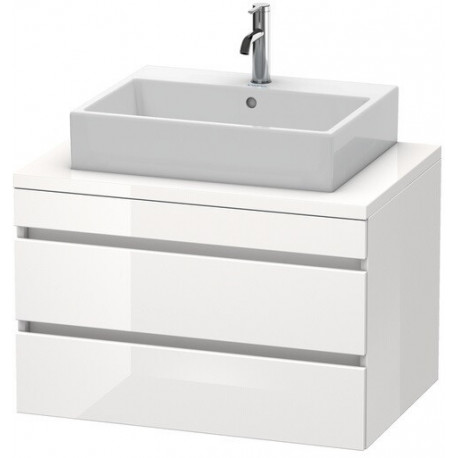 Meuble bas console DURASTYLE 512x800x548mm graphit matt/blanc mat