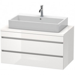 Meuble bas console DURASTYLE 512x1000x548mm basalt matt/blanc mat