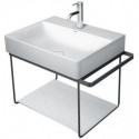 Support métallique DURASQUARE pour lave-mains f WT 235360 chromé 