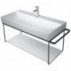 Support métallique DURASQUARE pour lave-mains f WT 235310 sw ma