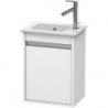 Meuble sous-vasque KETHO 550x400x285mm ouverture droite blanc mat