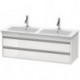 Meuble sous-vasque KETHO 480x1270x475mm blanc mat