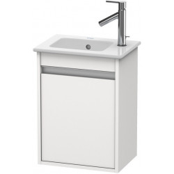 Meuble sous-vasque KETHO 550x400x285mm ouverture droite blanc brillant