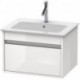 Meuble sous-vasque KETHO 410x600x475mm blanc brillant