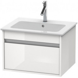 Meuble sous-vasque KETHO 410x600x475mm blanc brillant
