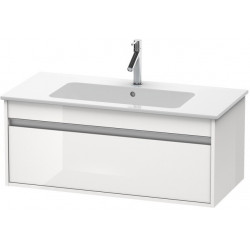 Meuble sous-vasque KETHO 410x1000x475mm blanc brillant