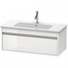 Meuble sous-vasque KETHO 410x1000x475mm blanc brillant