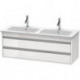 Meuble sous-vasque KETHO 480x1270x475mm blanc brillant