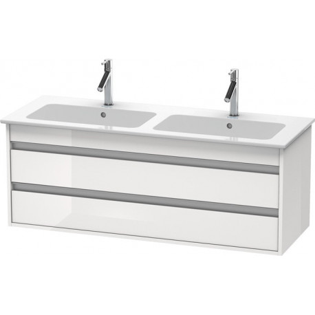 Meuble sous-vasque KETHO 480x1270x475mm blanc brillant