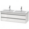 Meuble sous-vasque KETHO 480x1270x475mm blanc brillant