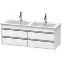 Meuble sous-vasque KETHO 480x1270x475mm blanc brillant
