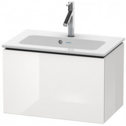 Meuble sous-vasque Duravit L-CUBE Compact 400x620x391mm blanc mat