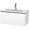 Meuble sous-vasque Duravit L-CUBE Compact 400x820x391mm blanc mat