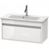 Meuble sous-vasque KETHO COMPACT 410x800x385mm blanc mat
