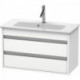 Meuble sous-vasque KETHO COMPACT 480x800x385mm blanc mat