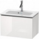 Meuble sous-vasque Duravit L-CUBE Compact 400x620x391mm blanc brillant