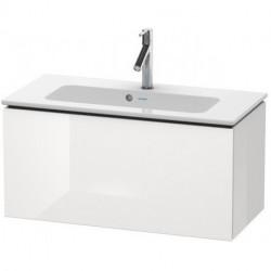 Meuble sous-vasque Duravit L-CUBE Compact 400x820x391mm blanc brillant