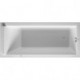 Baignoire Bain à remous rectangulaire STARCK 135 l 160x70 blanc 1 RS Air-Syst