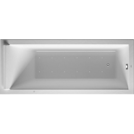 Baignoire Bain à remous rectangulaire STARCK 155 l 170x70 blanc 1 RS Air-Syst