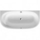 Baignoire bain à remous Duravit CAPE COD VW 205 l 190x90 blanc 1 RS Air-Syst