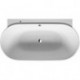 Baignoire bain à remous Duravit LUV 180x950 VW 2 dossiers blanc Air-Syst