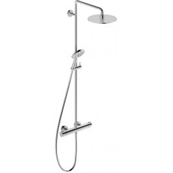 Système de douche mitigeur de douche C.1avec Thermostat de douche chromé 
