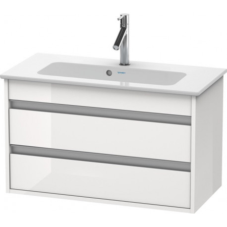 Meuble sous-vasque KETHO COMPACT 480x800x385mm blanc brillant