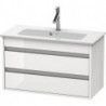 Meuble sous-vasque KETHO COMPACT 480x800x385mm blanc brillant