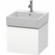 Meuble sous-vasque L-CUBE 394x484x459mm blanc mat
